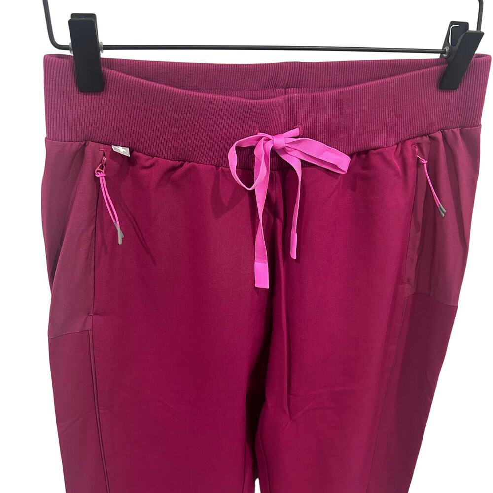 NWT Figs Boston Slim Jogger Scrub Pants in Dark Magenta Size XXS - Picture 2 of 7